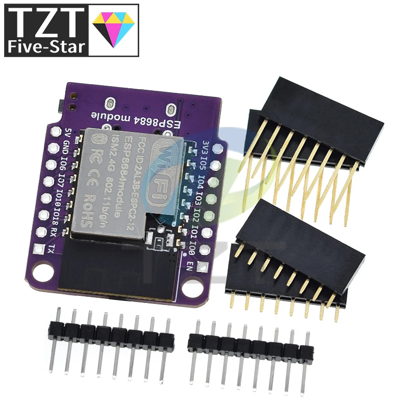 Wemos D1 Mini ESP8266 ESP32 ESP32-C2 DevKit Serial WIFI + Bluetooth CH340G ESP8684 Módulo de placa de desarrollo para Arduino