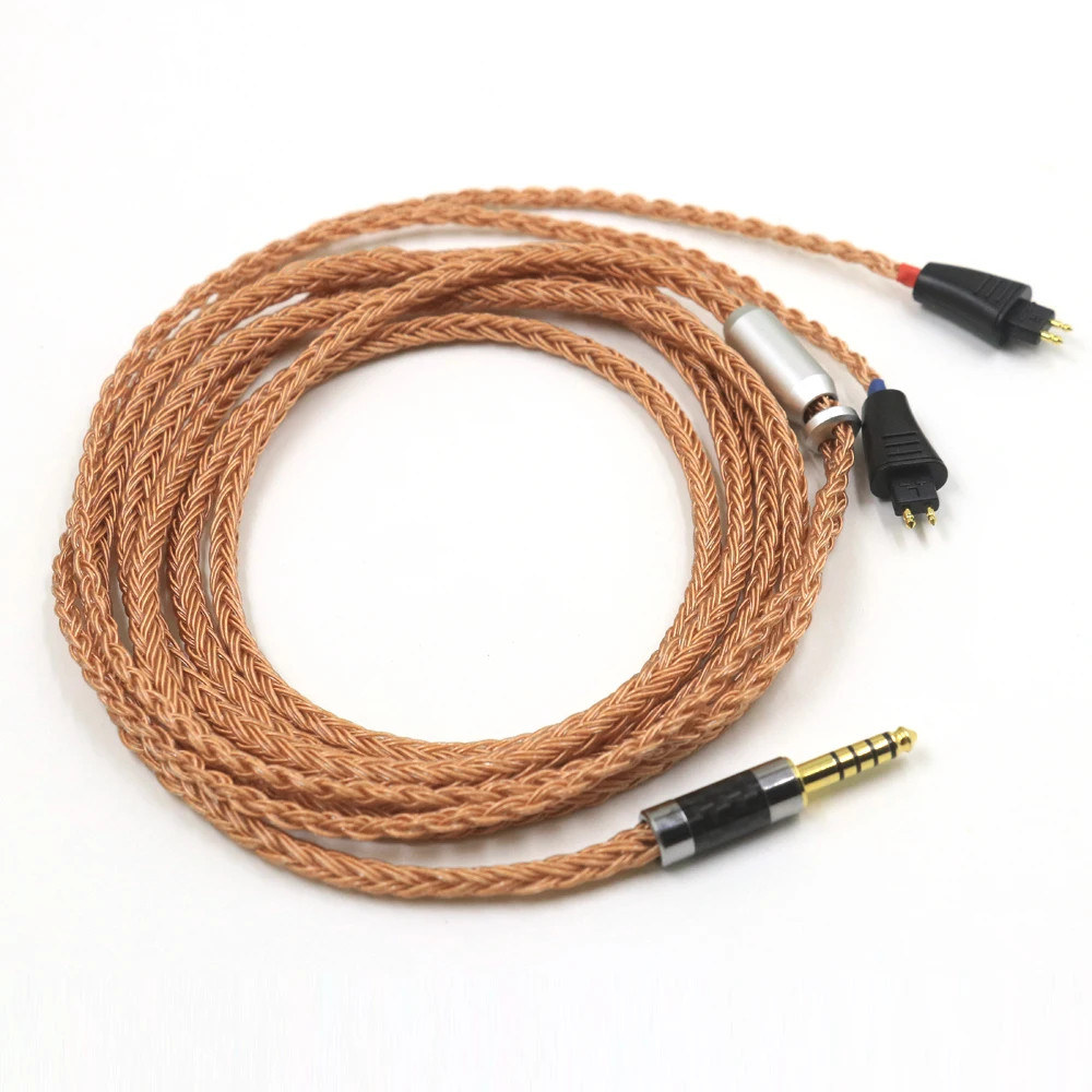 16 Strands Single Crystal Copper Headphone Upgrade Cable for Fostex TH610 TH900 MK2 TH909