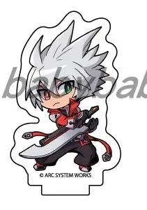 Anime Mini Action Figure Doll Hazama Ragna The BloodEdge Acrylic Stand Model Plate Cosplay Toy for Gift