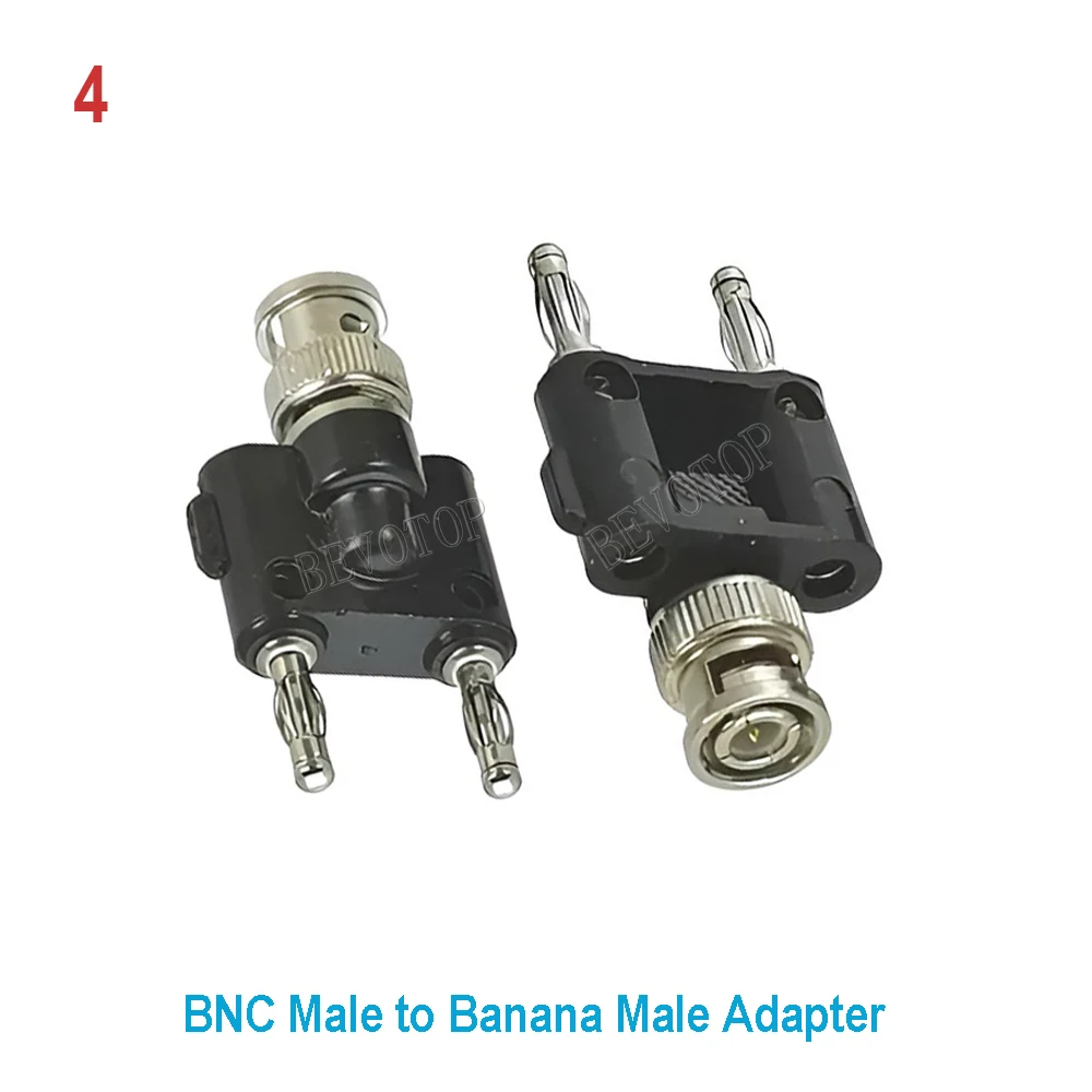 1 sztuk/partia BNC na RCA/balan/3.5mm/BNC złącze męskie/żeńskie dla AV TV wideo Audio antena Wifi Banana-J do BNC-K RF koncentryczny Adapter — zdjęcie 6