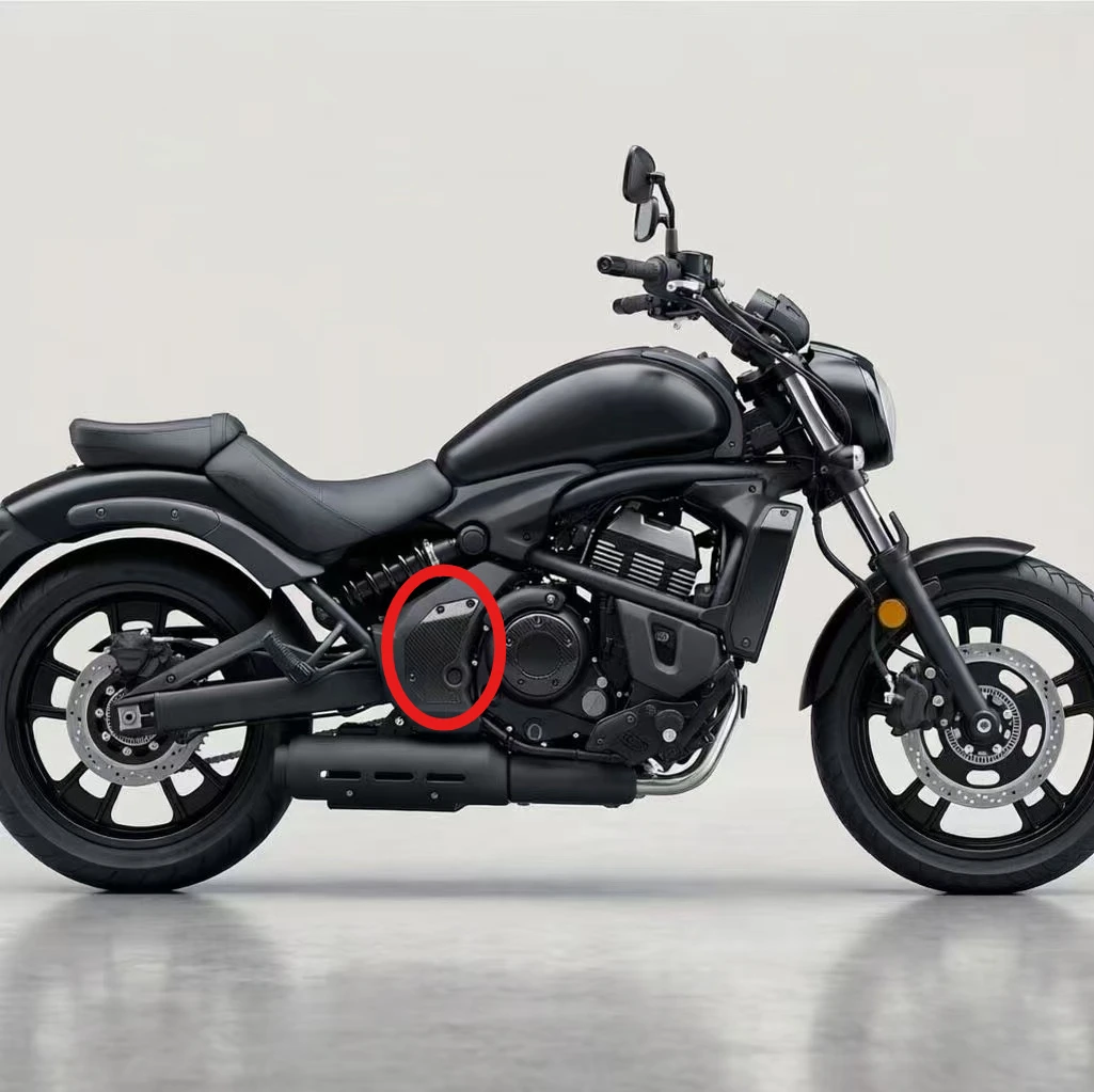 Motorcycle Carbon Fiber Dry Fairing Trim Cover for Kawasaki Vulcan S 650 2015-2026