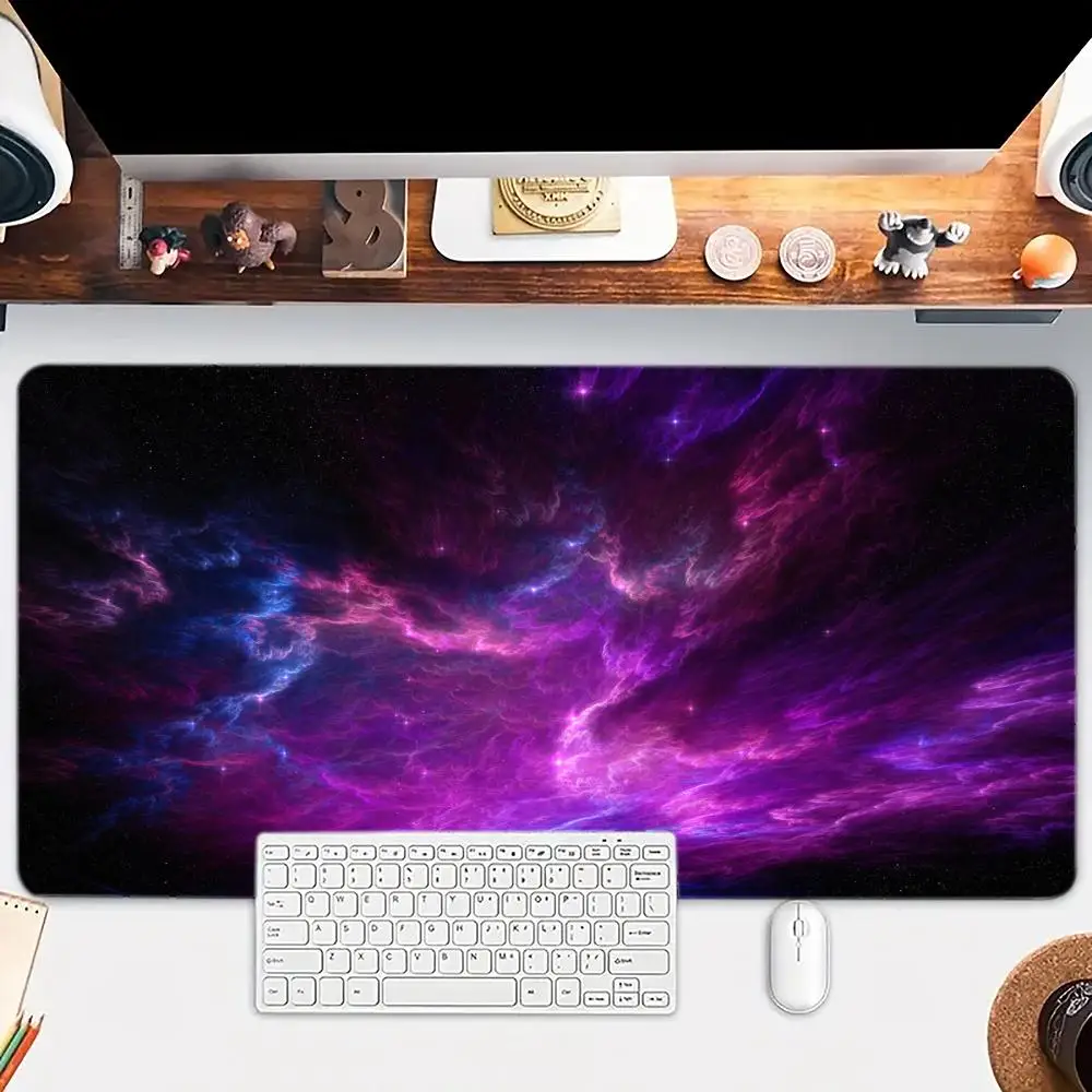 

Galactic Nebula Design Mouse Pad Large mouse pad, desk pad, anti slip base, washable for office and home use