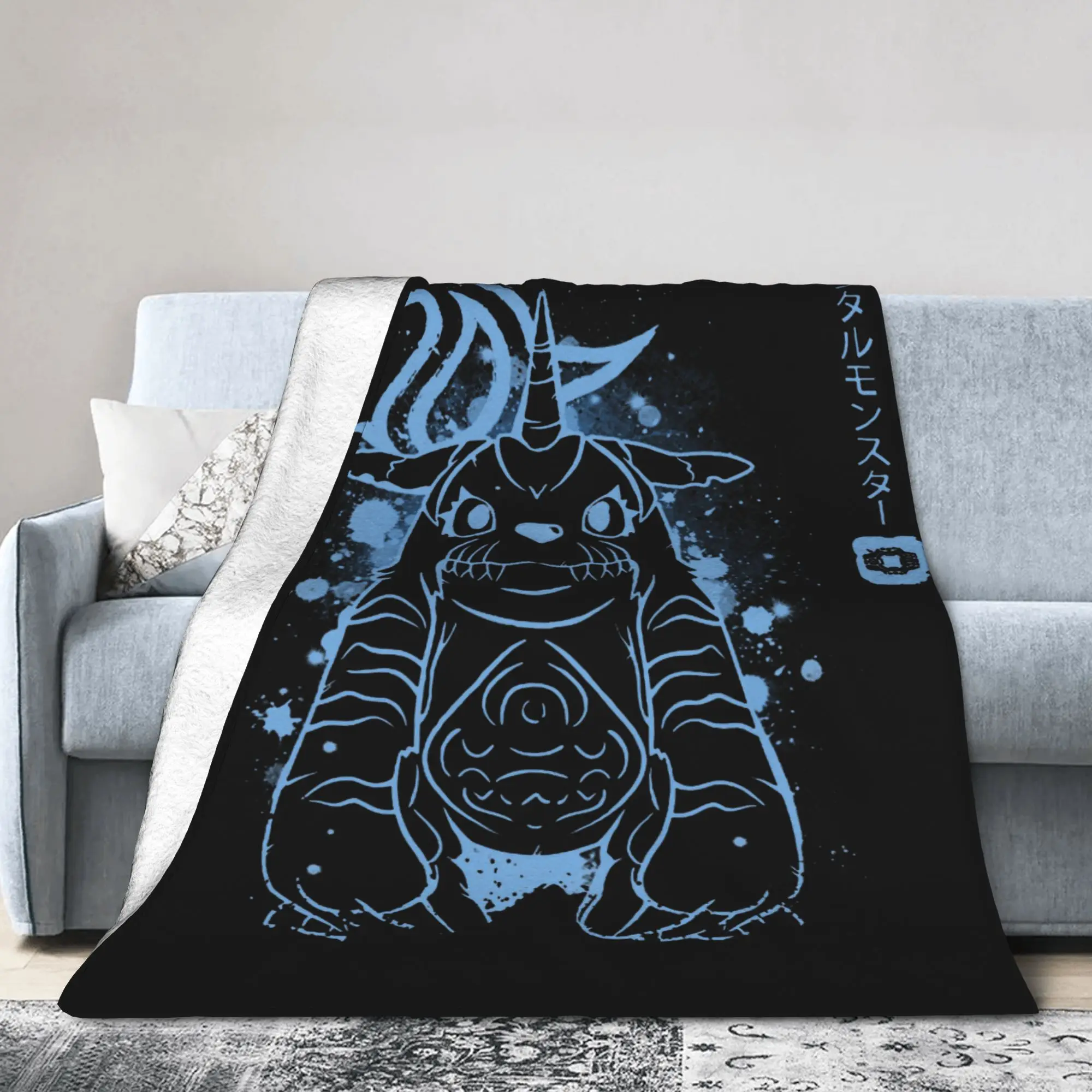 Friendship Blanket Digimon Nostalgic Anime Plush Awesome Soft Throw Blankets for Home Textile Decor,