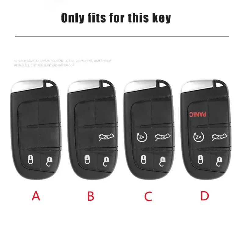 Fiat Car Remote Key Case Cover Shell For Fiat Freemont Bravo 2 2007 2008 2009 Keychain Keyless Shell Protector Auto Accessories