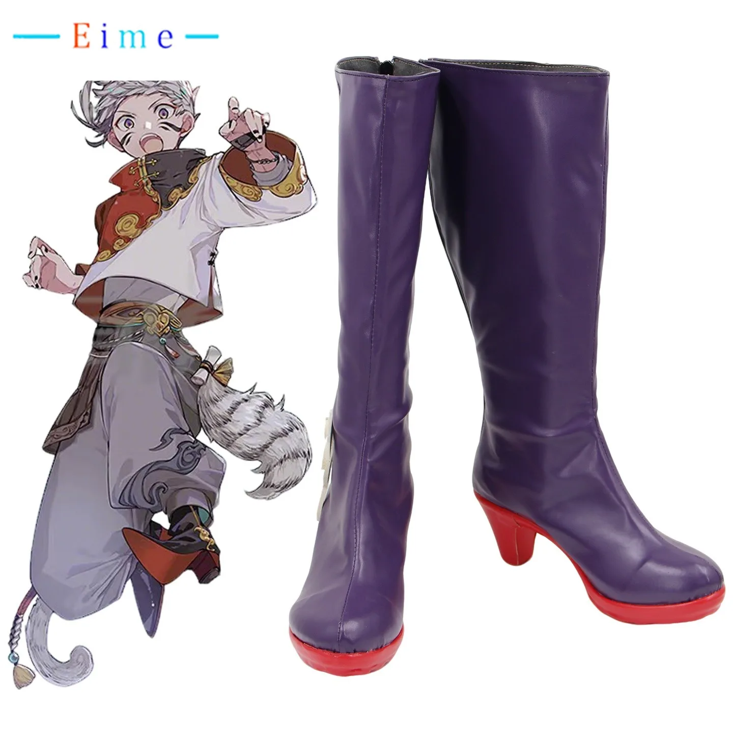 Nakajima Atsushi Cosplay Shoes Anime Accessories Halloween Carnival Boots PU Leather Shoes Cosplay Props Custom Made