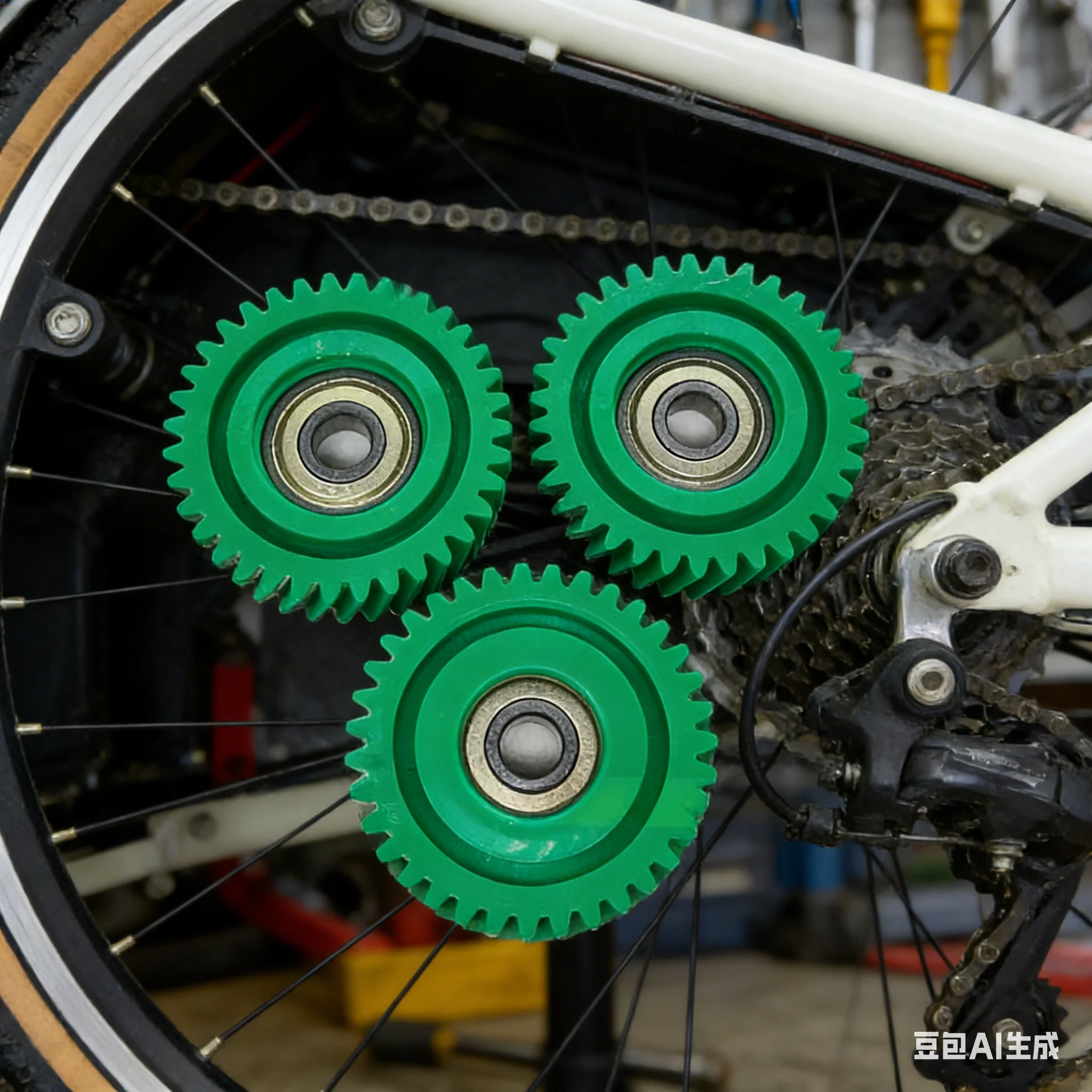 

6pcs/pack Oblique Planetary Gear Consisting Of 35-tooth And 31-tooth Gears For E-bike Scooter Bicycle Nylon Gears Parts