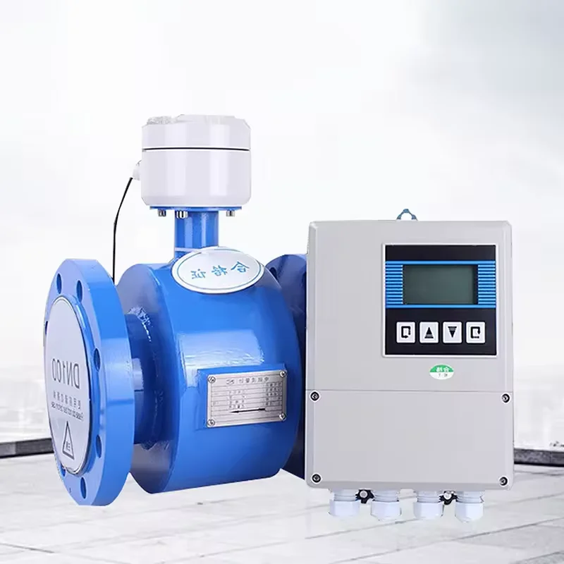 Flow Meter Sanitary Water Tri Clamp Milk Beer Molasses Clamp On Flowmeter 4-20ma Split Type Digital Electromagnetic