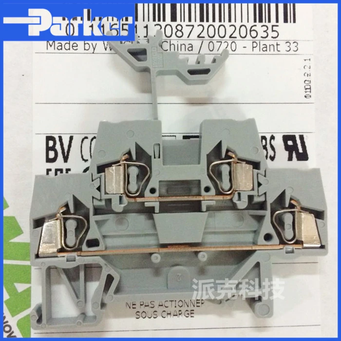 WA/G0 double-layer self-locking spring type 280-519 terminal block 4 lines 2.5mm square