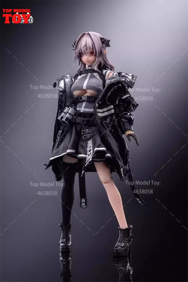 HASUKI PA009 CS017 CS018 1/12 Pocket Art Charm Demon Nun Full Set Female Soldier Model Action Figurine Full Set for Collectible