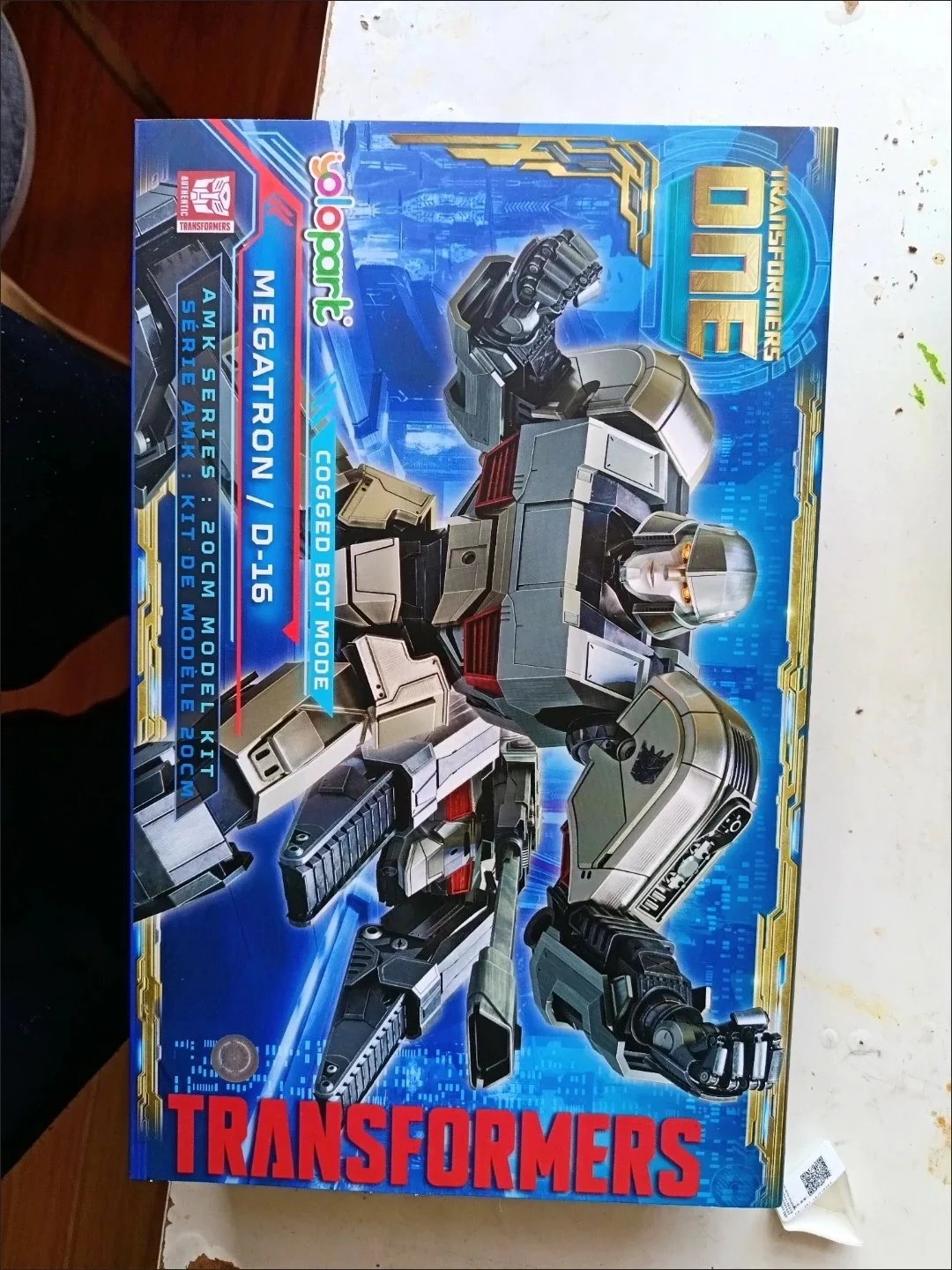 المحولات اللعب D-16 Megatron الأصل واحد AMK OP 20 سنتيمتر تغيير شكل قبل تجميعها أطقم منمذجة عمل أرقام جمع هدية #3