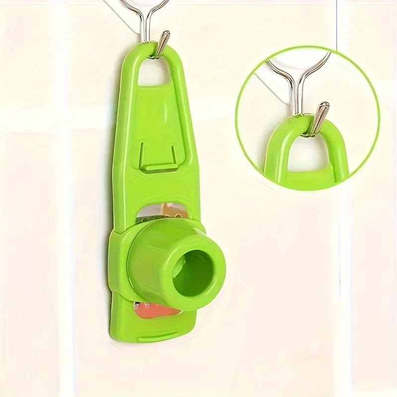1Pc Green Mini Garlic Grinder, Manual Garlic Press Masher, Portable Kitchen Tool for BBQ & Cooking