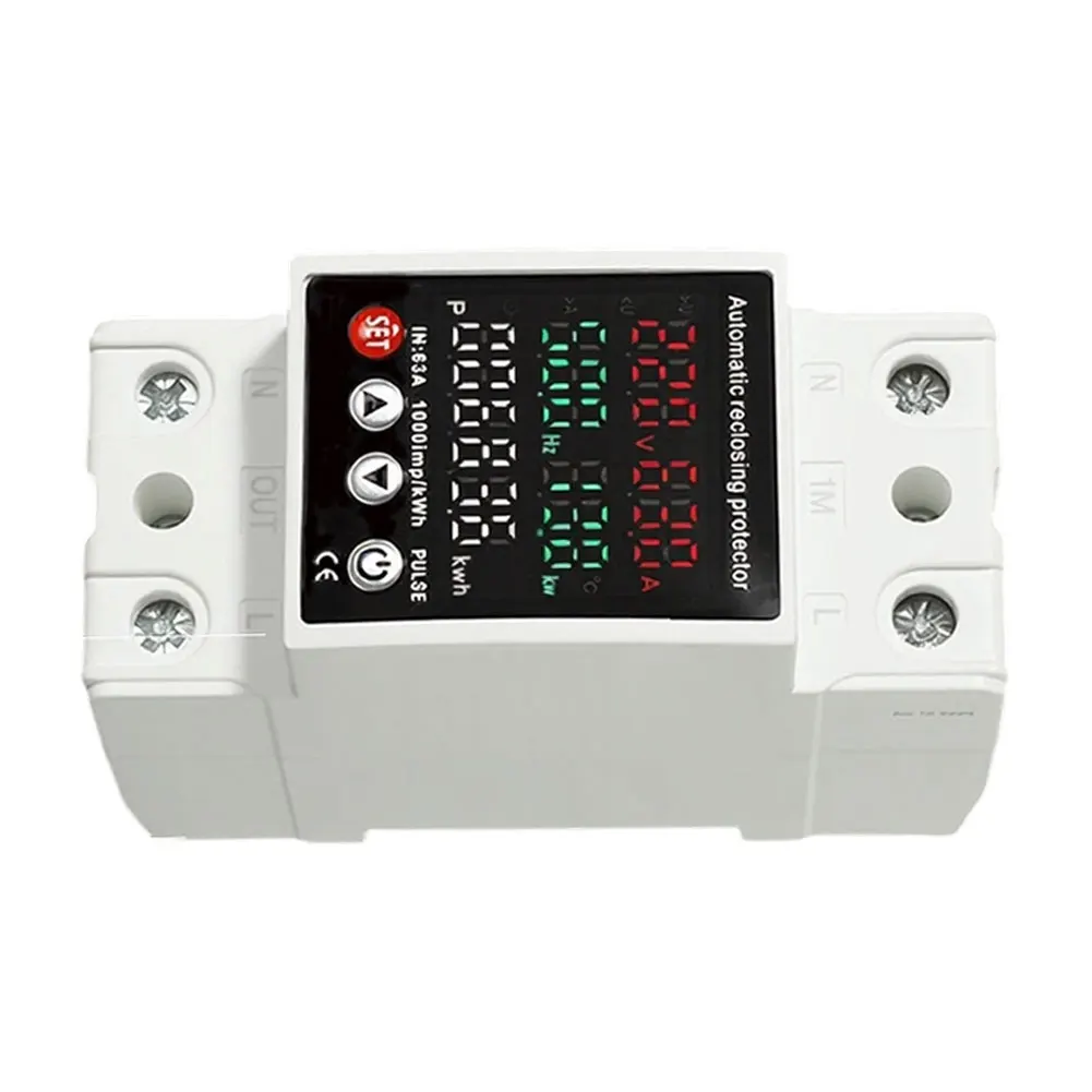 For Managing Energy Consumption Overvoltage Protector Automatic Voltage Relay As Shown High Low Voltage Disconnect