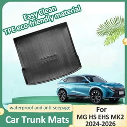 Car Trunk Mat For For MG HS MK2 Accessories EHS 2024 2025 2026 Trunk Carpet Cargo Liner TPE Boot Storage Pad Cars Accessories