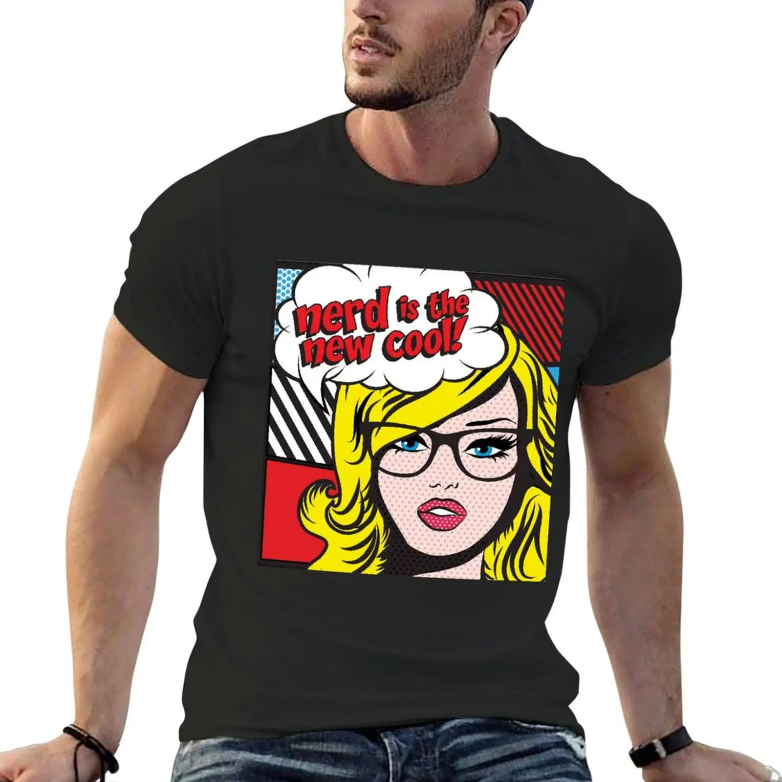 Gifts For Men Art Roy Lichtenstein Blonde Motivational Cool Graphic For Fan T-Shirt custom t shirt mens tall t shirts