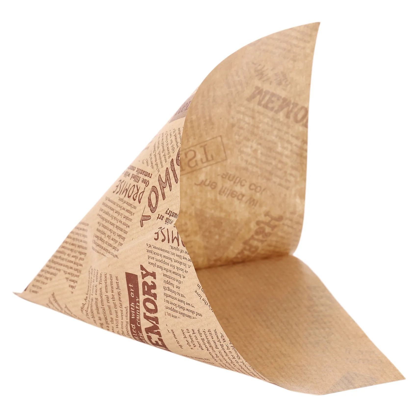 BAAE 300Pcs 12X12cm Sandwich Donut Bread Bag Biscuits Doughnut Paper Bags Oilproof Bread Craft Bakery Food Packing