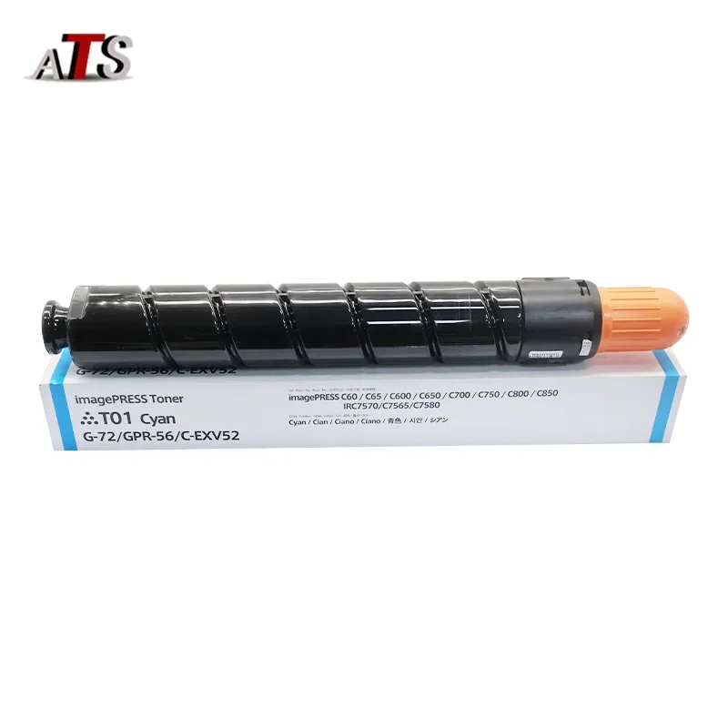 Imagem -03 - Cartucho de Toner para Canon ir Adv Compatível com Npg72 Gpr56 C-exv52 C7565 C7570 C7580 dx C7765 C7770 C7780