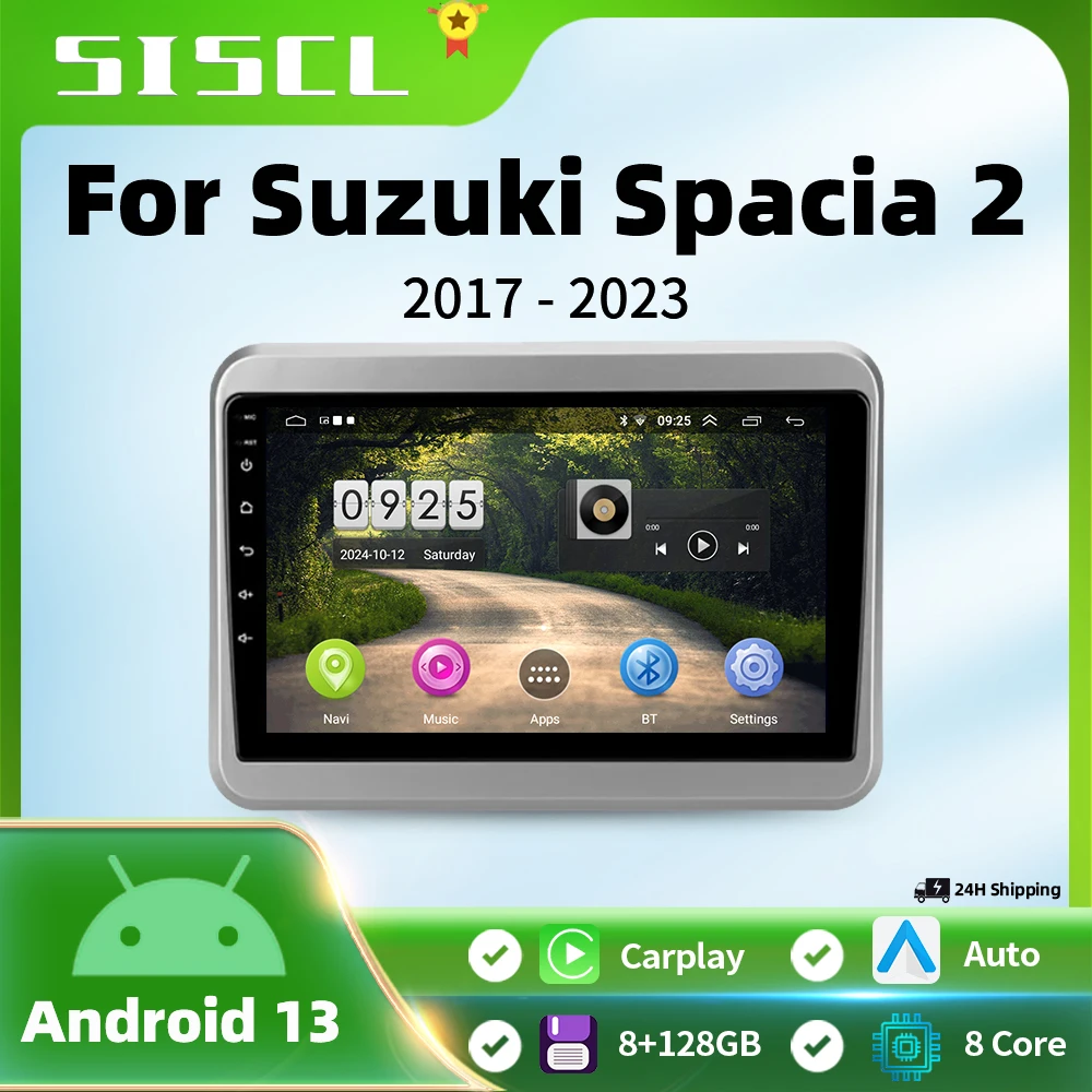 

Android Car Stereo Radio For Suzuki Spacia 2 II 2017 - 2023 Multimedia Video Player GPS Navigation Wireless Carplay Android Auto