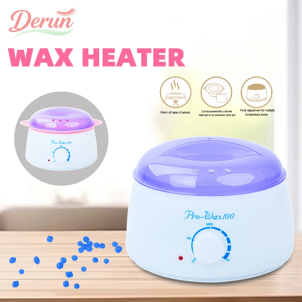 500ML Large-Capacity Electric Hair Removal Wax Warmer, Wax Bean Set wax heater Hot Wax Machine Paraffin Pot Warmer Men and Wome