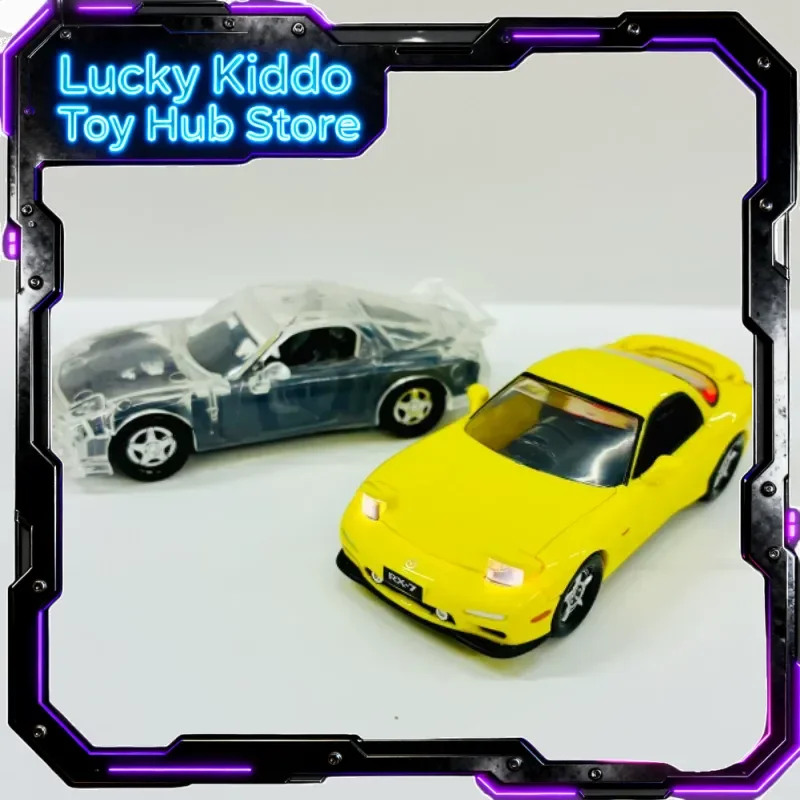 Bandai Mazda Rx 7 Simulated Mini Diecast Car Model Classic Collectible Ornament For Hobbyists Display Decoration