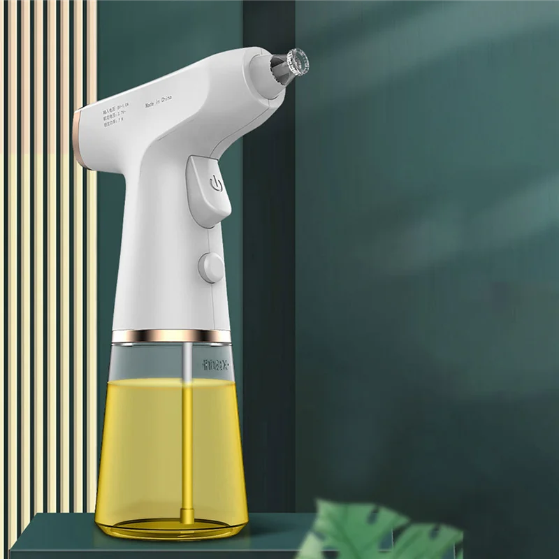 

A57X-Электрические распылители оливкового масла, многоразовые прозрачные герметичные масляные распылители, пустая бутылка, беспроводной распылитель масла, белый, легко устанавливается