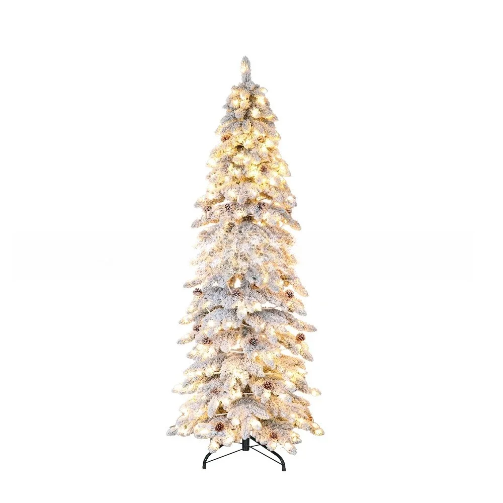 

Flocking Christmas Tree Luxury Encrypted Fleece Fir Christmas Ornament Ornament Bare Tree 1.8 meters