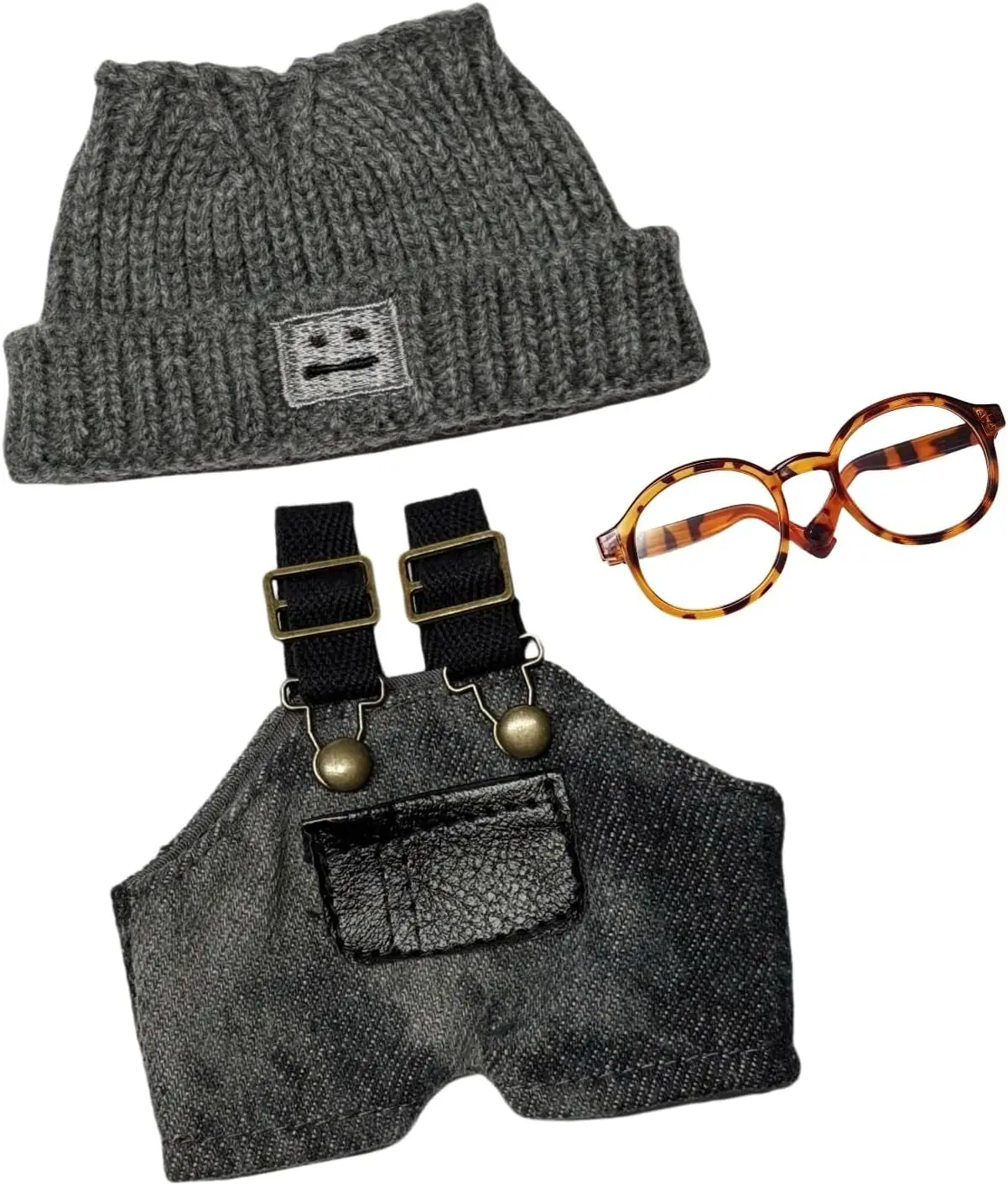 

Одежда для кукол ручной работы из трех предметов — совместима с куклами LBB 5,91–6,7 дюйма в качестве аксессуаров, комбинезон для куклы премиум-класса с ха