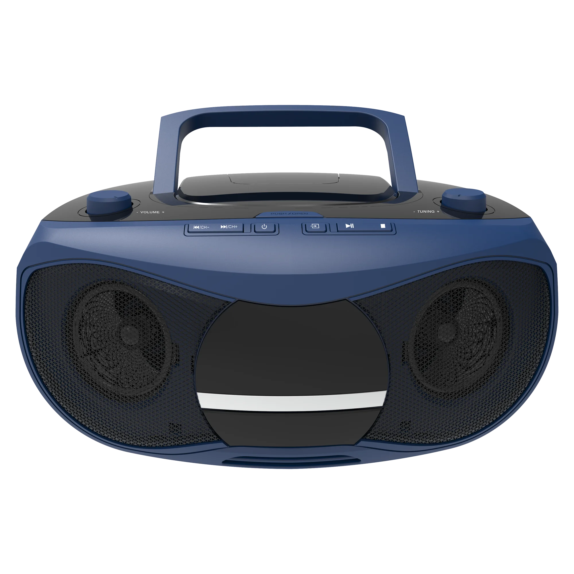 Portable CD/DVD/VCD Boombox with BT AM/FM Radio Stereo Sound and Remote Control AUX/USB Drive Cassette Player Combo