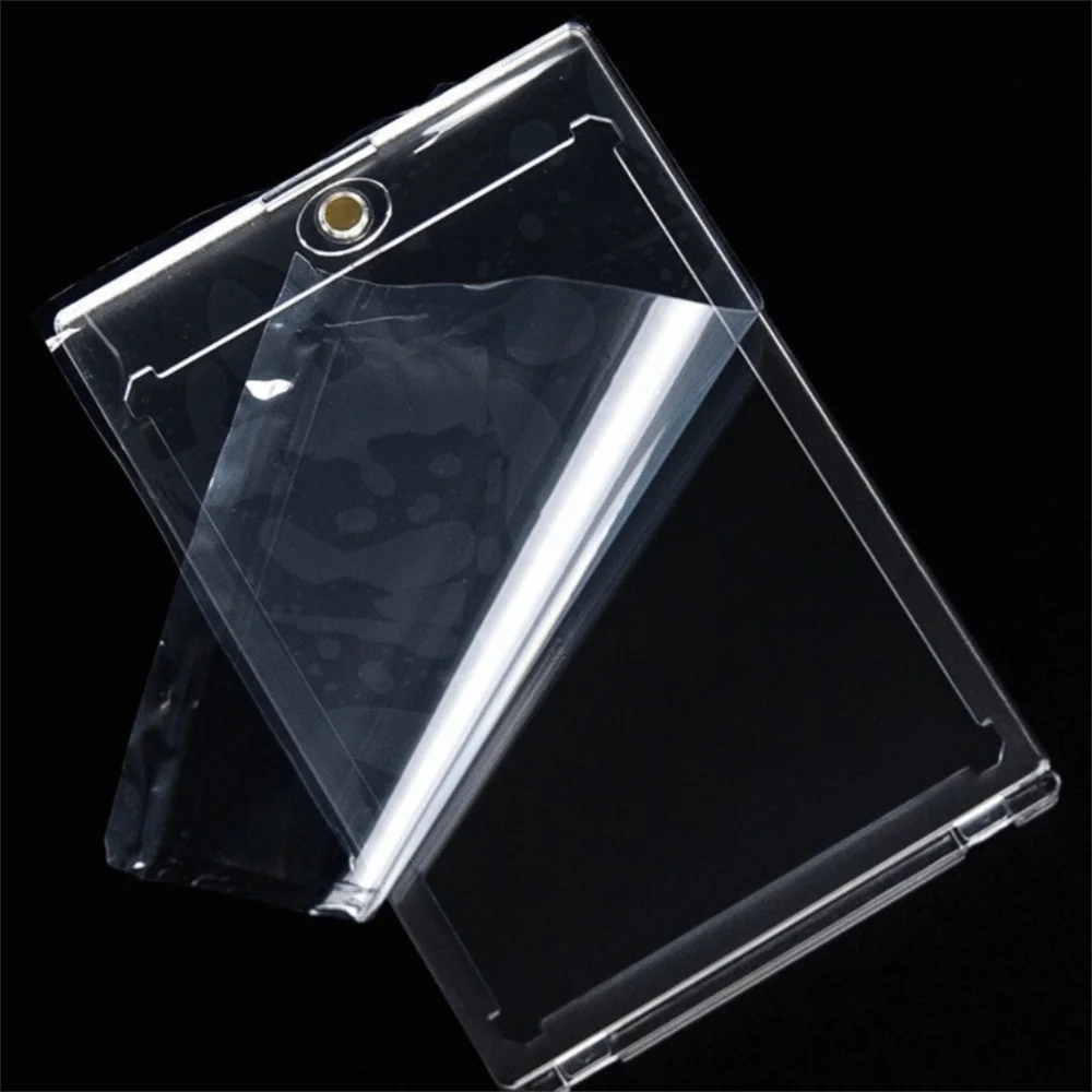 Magnetic Graded Card Card Sleeve Color Border Hard Edged Magnetic Card Brick Anti Fall Protective Storage Acrylic Card Holder