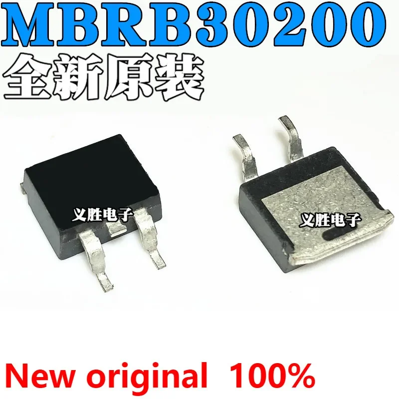 5PCS- New and original Schottky diode MBRB30200CT TO-263 30A200V B30200G MBRB30200 Schottky diode, a new original, rectifier