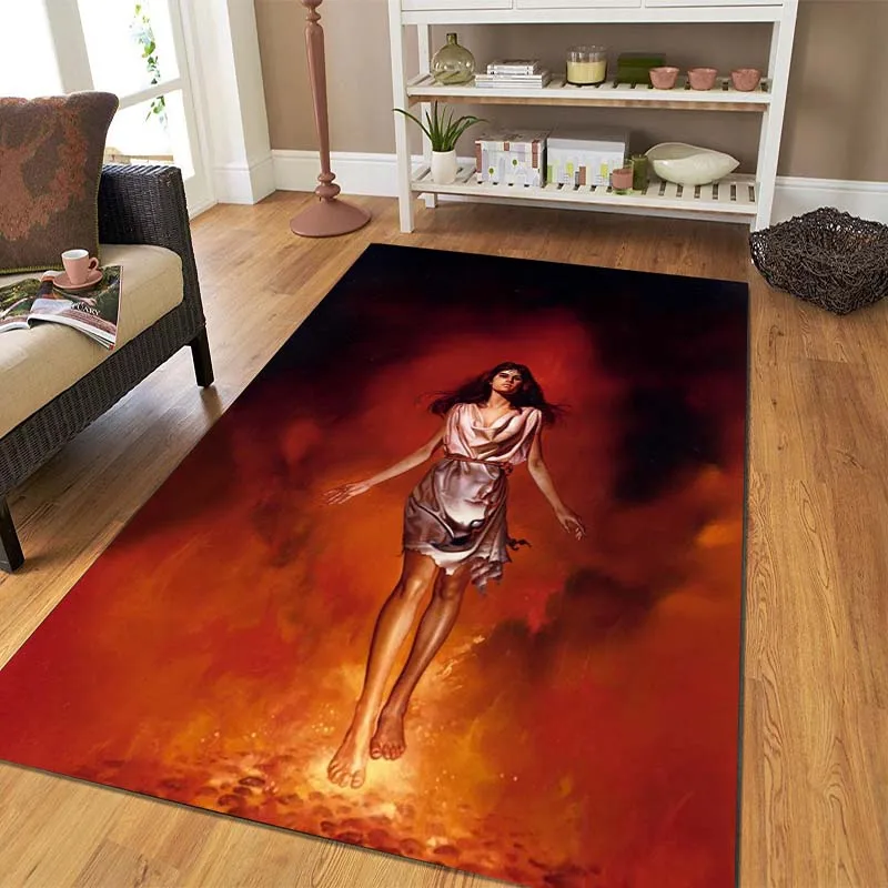 Hand Painted Sexy Floor Mats Door Front Decoration Home Living Room Floor Mats