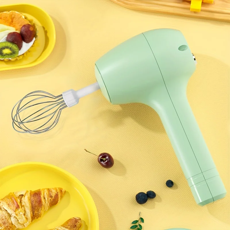 

Wireless Portable Electric Food Mixer Automatic Whisk Egg Beater Butter Cream Vertical Whipper Kitchen Cordless Hand Blender