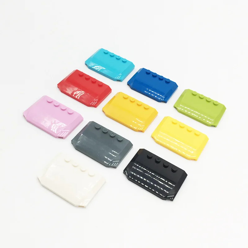 [15Pcs][50g] 52031 Interlocking MOC4x6x2/3 Wedge-shaped Cover Plate