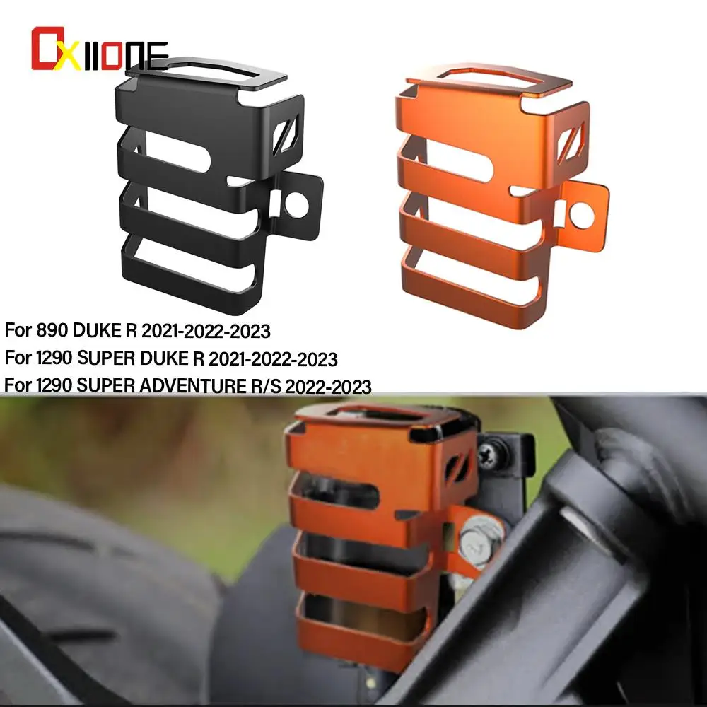 

CNC Rear Brake Clutch Fluid Reservoir Cover Guard Motorcycle Accessories For 1290 SUPER Adventure R /S 1290Super ADV S 2022 2023