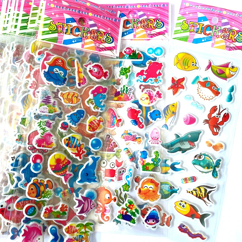 6/12Pcs 3D Bubble S…