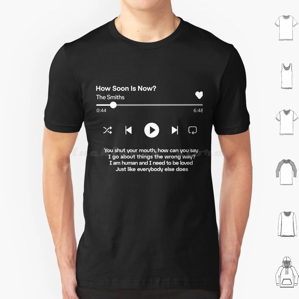Футболка How Soon Now Playing, хлопковая футболка для мужчин и женщин с принтом «сделай сам», Smiths The Smiths Morrissey There Is A Light, инди, альтернативная группа Футболка How Soon Now Playing, хлопковая футболка для мужчин и женщин с принтом «сделай сам», Smiths The Smiths Morrissey There Is A Light, инди, альтернативная группа