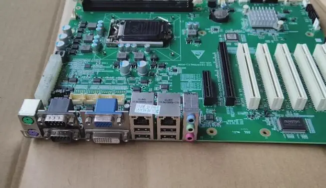 ATX Industrial Motherboard EC0-1816V2NA(B)-6COM 100% Test OK Original IPC Mainboard AIMB-766 Q35 4*PCI 1*LAN 4*COM With CPU RAM