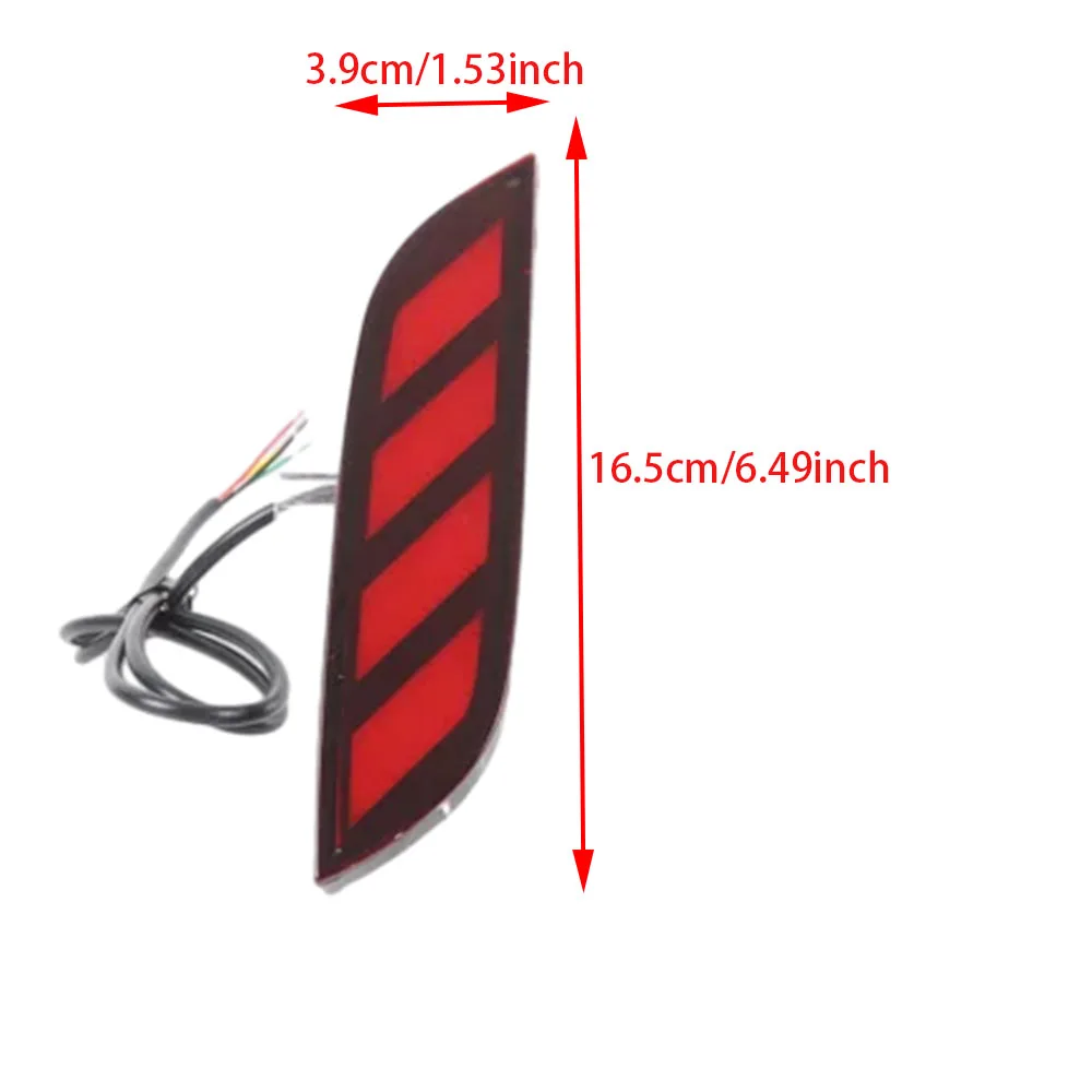 Verbesserte Sichtbarkeit Auto LED Heckstoßstangenlampen ABS Vielseitig Utility Passend für Honda City 2020-2022 LED-Rücklichter