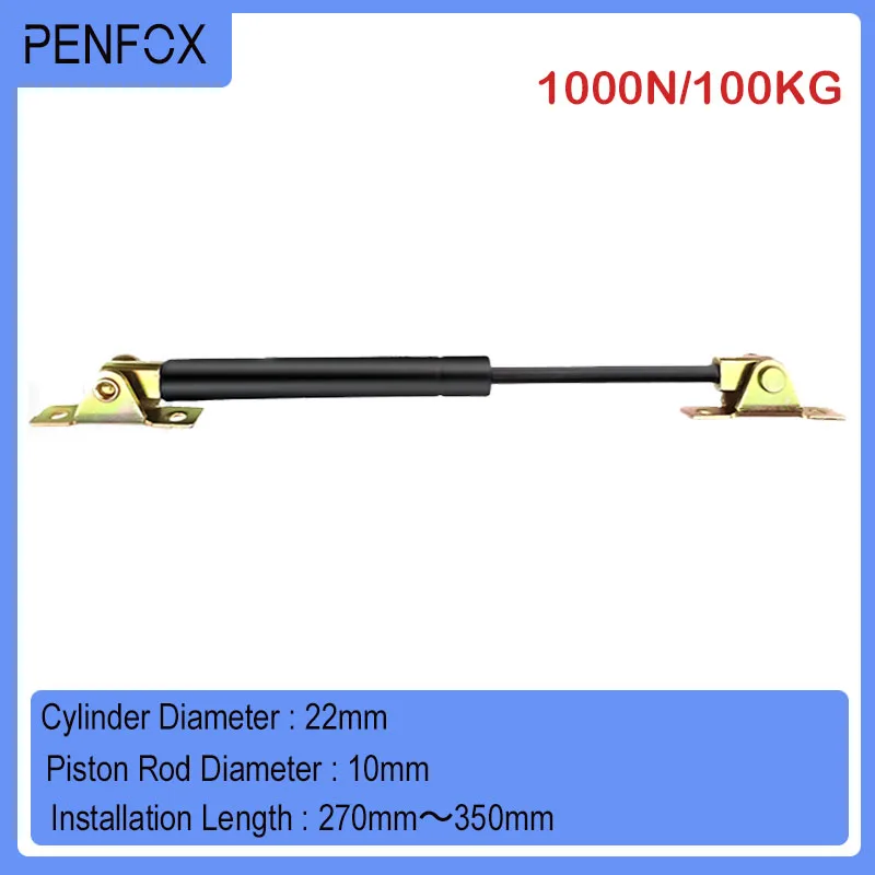 

1 PC 270mm-350mm 100kgs/1000N Universal Strut Bars Gas Spring Shock Absorber Hydraulic Lift Support Strut Bar Bed Car Machine