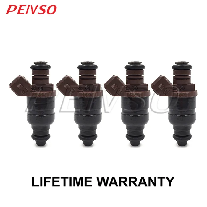 PEIVSO 4pcs 96332261 Fuel Injector For Daewoo Lacetti MK1 1.6 16V