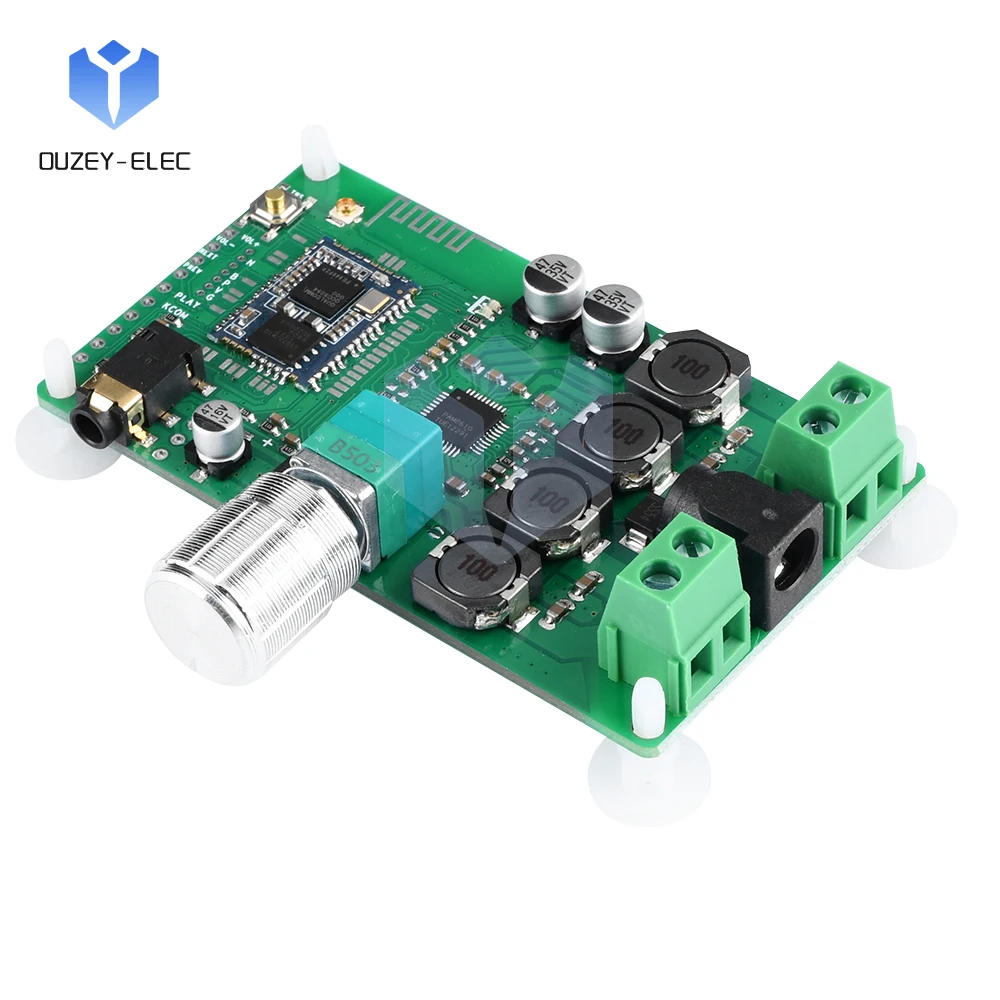 DC7V~15V Bluetooth/AUX Audio Module Power Amplifier Use Qualcomm QCC3034 Chip Sound Equalizer APP Control