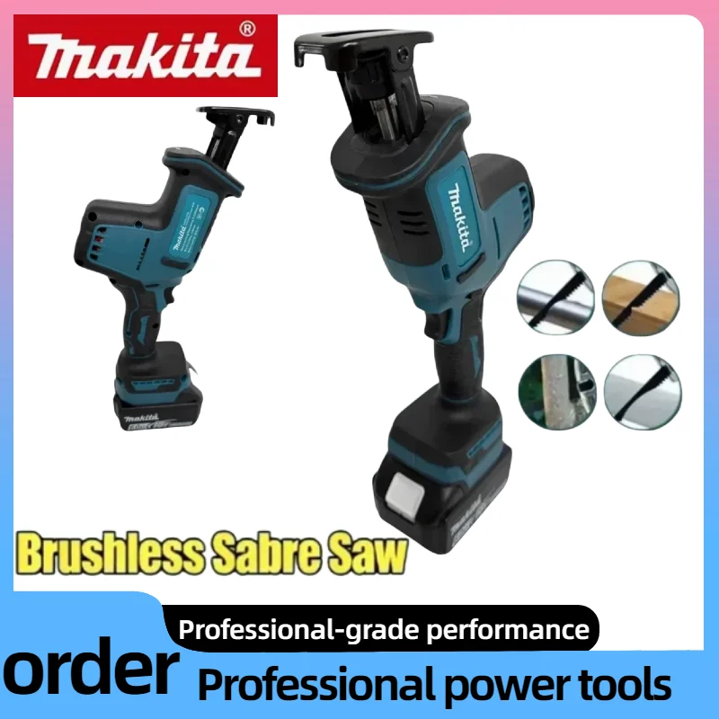 

Makita Cordless Brushless Reciprocating Saw, Variable Speed Adjustable Portable Metal Wood Cutting Electric Saw Power Tool