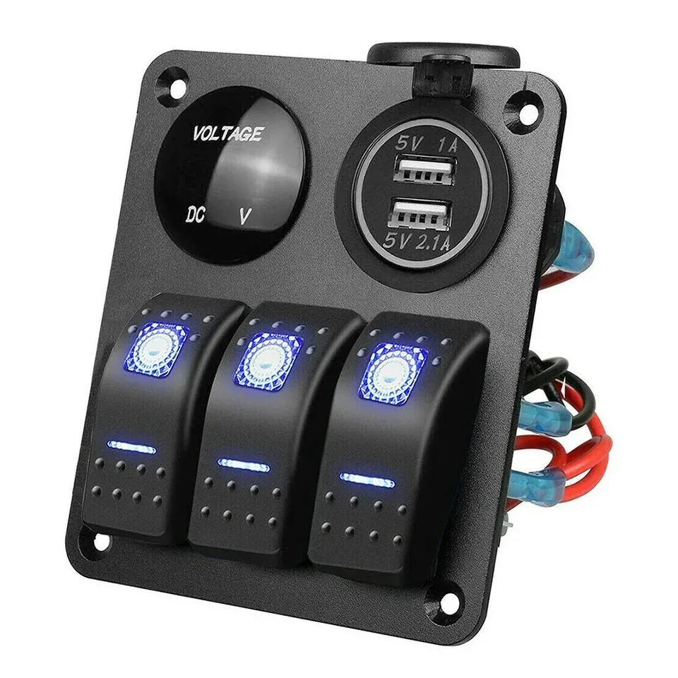 3 Gang Switch Panel…