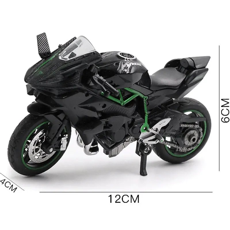 1:18 alloy motorcycle model children's toy car ornament sliding vehicle model boy toy