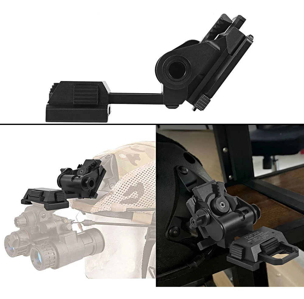 L4G24 Helmet QD Mounting Bracket Arms, Night Vision Goggles, Telescopic Seat for PVS14, PVS15, PVS18, PVS31, GPNVG18, PSQ36