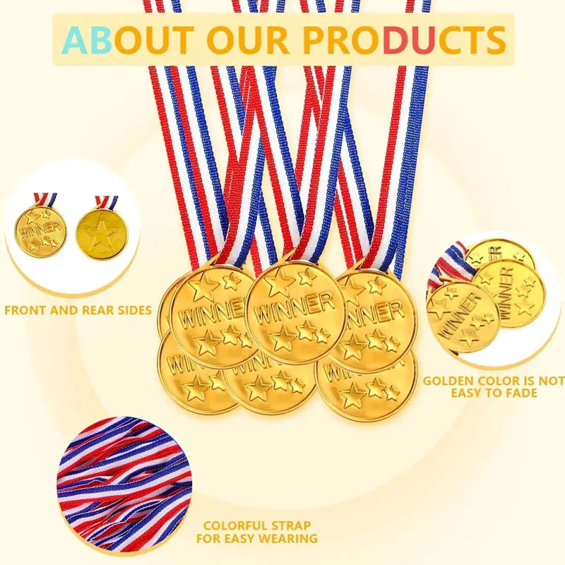 Medals, used for sports, sports events, props, rewards, party gifts, and decorations