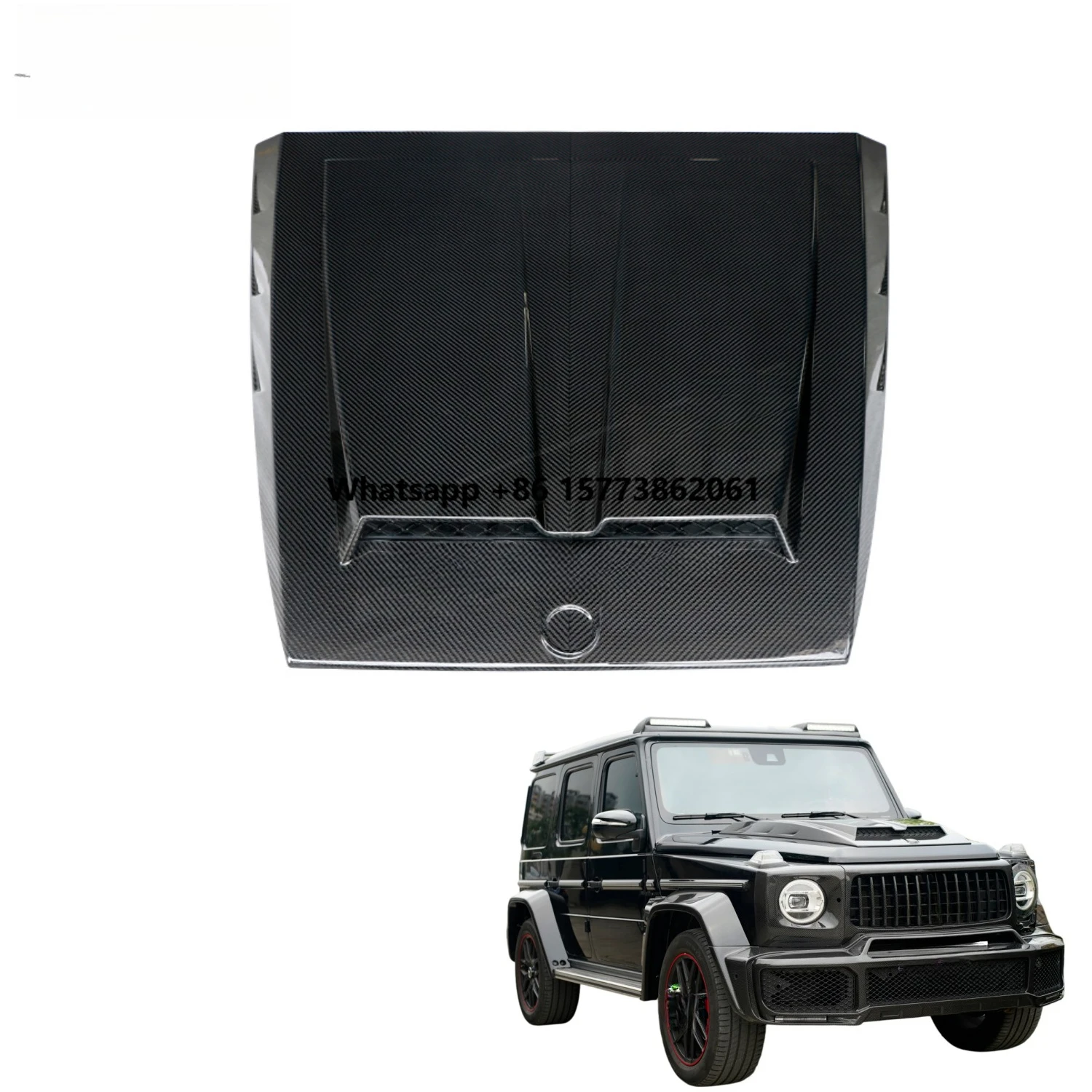 Tuning Parts B Style G800 Engine Hood Bonnet Add for  G Wagon W464 W463A G500 G63 2019 on