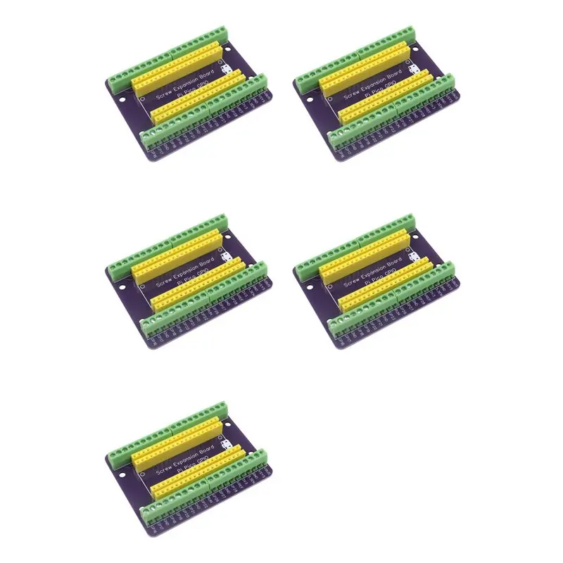 

ABIJ-5X For Raspberry Pi PICO GPIO Expansion Board Picow Terminal GPIO Interface Module Onboard Male And Female Pins(Welded)