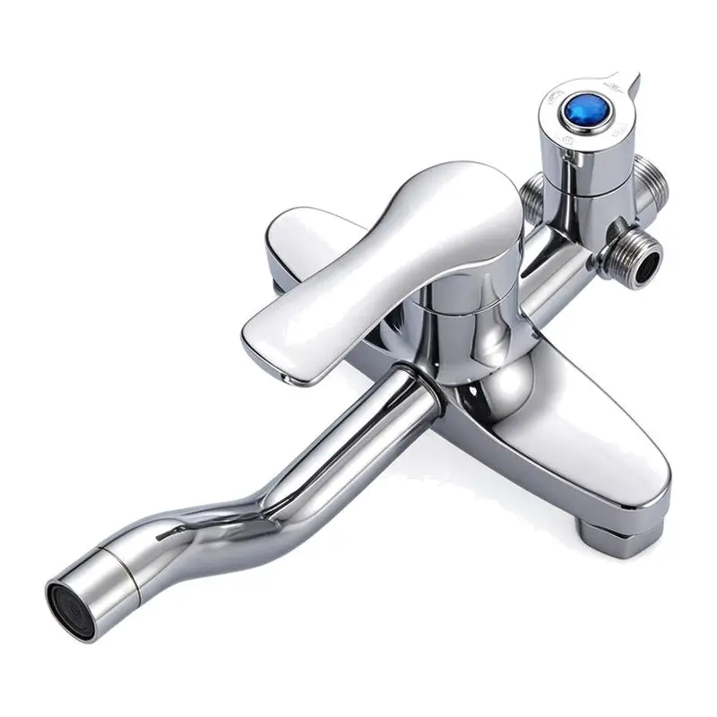 Thickened and Pressurized Three-speed Hot and Cold Faucet Shower Set, Bathroom Concealed Water Mixing Valve Shower