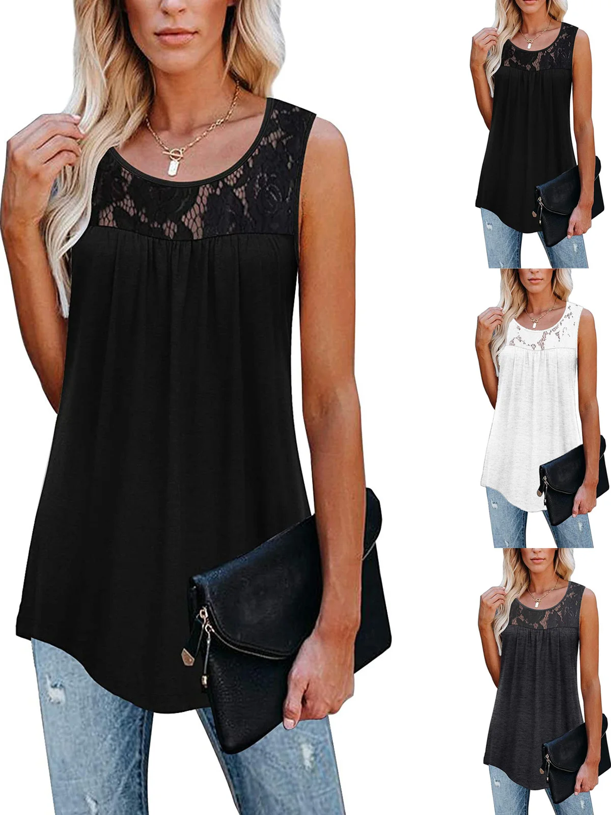 

Женская одежда больших размеров Svel Lace irt Street Sle, свободная посадка, круглая, однотонная, летняя модная женская одежда премиум-класса