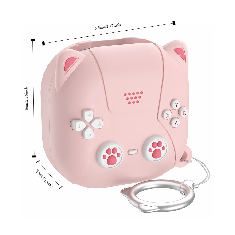 Funda para auriculares 3D, funda protectora de silicona con estilo de dibujos animados para consola de juegos, estilo para Galaxy buds live/2/pro/2 pro/FE